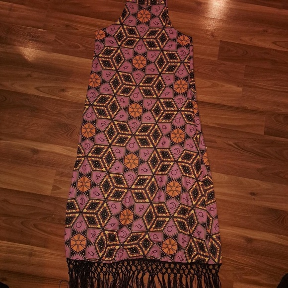 Cosmic Drifters Handmade Artisan Astrology Occult Witchy Geometric print Boho dr - Picture 4 of 4